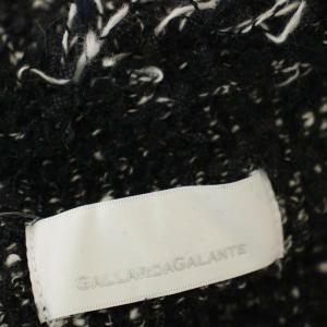 GALLARDAGALANTE 25SS ツイードジレ GGZ1051107A0005 ニット ベスト F 黒 ブラック /G