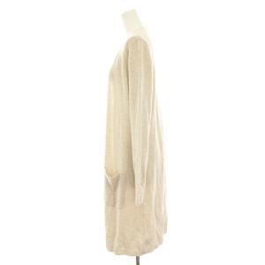 Theory LINEN CASH TORINA C ロングカーディガン ニット 麻 リネン カシミヤ混 長袖 S ベージュ