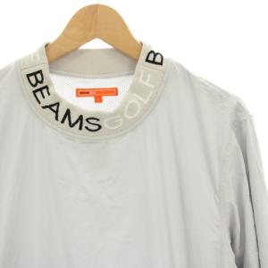 BEAMS GOLF ORANGE LABEL ハイネックスニード プルオーバーブルゾン トレーナー ゴルフウェア ナイロン