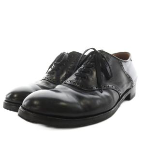 ビームス別注 サドルシューズ 9 B/D ブラック 59957