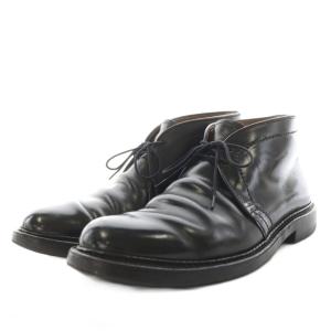 ビームス別注 コードバン チャッカブーツ 9 B/D ブラック 1340Y