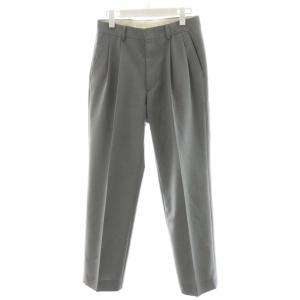 クライスラーパンツ CHRYSLER PANTS スラックス タック 32 グレー 21AMSPA01