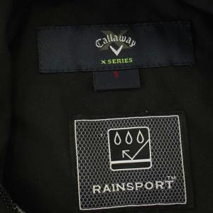 CALLAWAY RAINSPORT ゴルフウェア セットアップ ナイロンジャケット パンツ S 黒 ブラック 241-988847