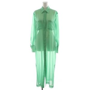 WOOL POLYESTER SHEER CLOTH SHIRTS ワンピース