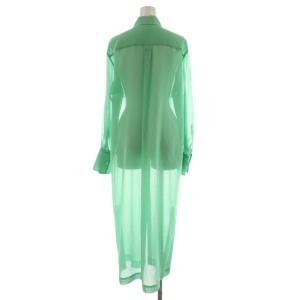 AURALEE WOOL POLYESTER SHEER CLOTH SHIRTS ワンピース