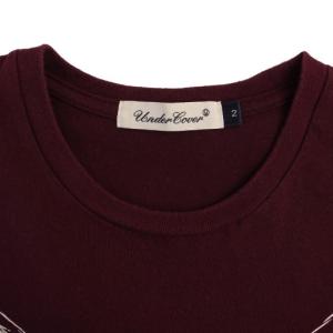 UNDERCOVER Tシャツ カットソー 半袖 クルーネック プリント 2 ボルドー /BM