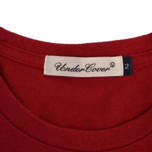 UNDERCOVER Tシャツ カットソー 半袖 クルーネック プリント 2 赤 /BM