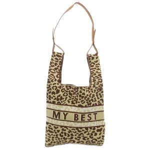 NOVA BAG レオパード ショルダーバッグ アニマル柄 ベージュ /AE