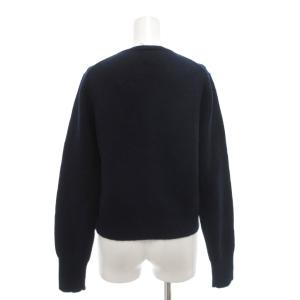 IENA sese カーディガン ニット 長袖 紺 ネイビー 刺繍 /AE