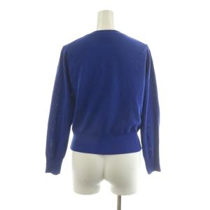 TOCCA 24SS BOW TIE KNIT カーディガン ニット 長袖 リボン S ブルー KRTOCS0230