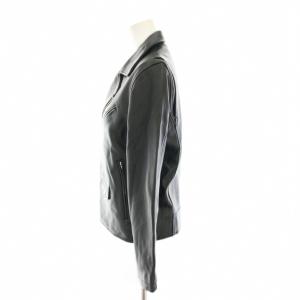 BEAUTY&YOUTH UNITED ARROWS シープレザーダブルライダース ジャケット アウター ラムレザー M 黒 ブラック 1625-199-4085