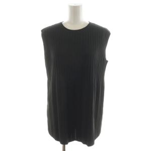 22SS CHIARD COSA リブニット カットソー ノースリーブ 38 グレー 032101751048038