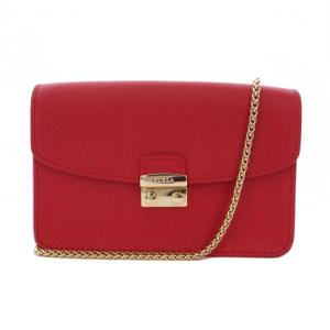 メトロポリス ショルダーバッグ レザー 赤 /BM