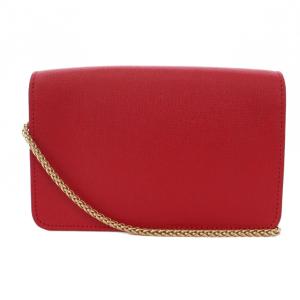 FURLA メトロポリス ショルダーバッグ レザー 赤 /BM