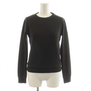 ニット セーター 長袖 ウール S ダークブラウン /AN55