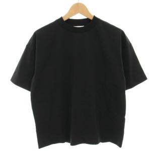 SLOANE 32/1コットン天竺ドロップショルダーTシャツ カットソー 半袖 1 黒 ブラック SL6S-T263
