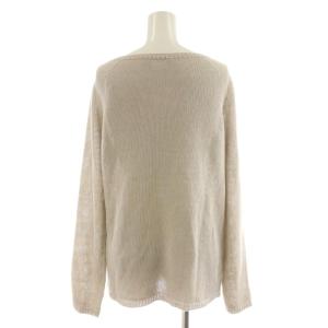 S Max Mara ニット カットソー 長袖 ベージュ /AN29