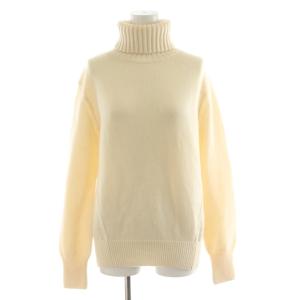 ニット セーター 長袖 タートルネック ウール カシミヤ混 アイボリー 1513-106-4068 /AN47