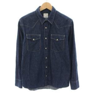 デニムシャツ ウエスタンシャツ 長袖 1 インディゴ 0112305007001 /YT