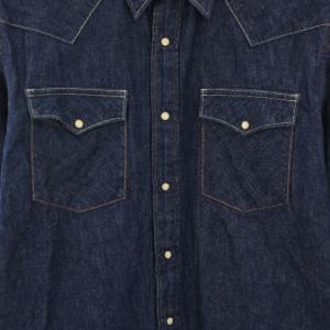 visvim デニムシャツ ウエスタンシャツ 長袖 1 インディゴ 0112305007001 /YT