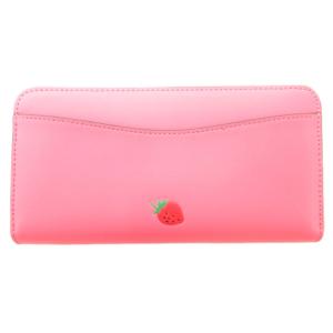 kate spade new york 美品 長財布 ウォレット ピンク いちご柄 /AE