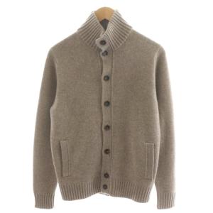 カーディガン カシミヤ 46 ベージュ