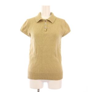 25SS Wave Boucle Cap Sleeve Polo Shirt ウェーブブークレキャップスリーブポロシャツ