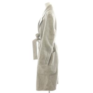 Acne Studios チェスターコート ロング丈 ウール リボン付き アウター 34 グレー A90015 /AN20