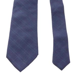 PAUL SMITH レギュラータイ ネクタイ ドット柄 シルク 絹 紺 ネイビー 552MJ /AN40