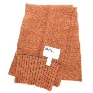 MARGARET HOWELL マフラー ストール ウール F 茶 ブラウン /GV