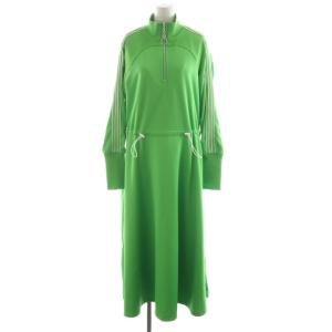 サイドライン ジャージドレス SIDE LINE JERSEY DRESS ワンピース ロング丈 長袖