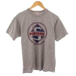 POWER WEAR SKELLY スケリー Tシャツ 半袖 クルーネック ロゴ プリント ストレッチ