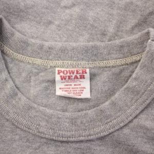 FREEWHEELERS POWER WEAR SKELLY スケリー Tシャツ 半袖 クルーネック ロゴ プリント ストレッチ