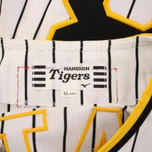 MIZUNO 阪神タイガース レプリカユニフォーム 背番号8 佐藤輝明選手 ゲームシャツ 半袖 メッシュ ロゴ 刺繍