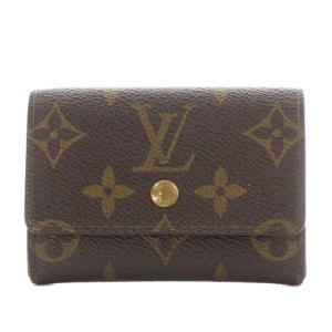 ポルトモネ プラ モノグラム 小銭入れ コインケース 茶 ブラウン M61930 /AN21 D OH