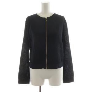 24SS カノコメッシュブルゾン ジャケット ジップアップ 38 黒 ブラック 10241816810