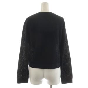 ANAYI 24SS カノコメッシュブルゾン ジャケット ジップアップ 38 黒 ブラック 10241816810