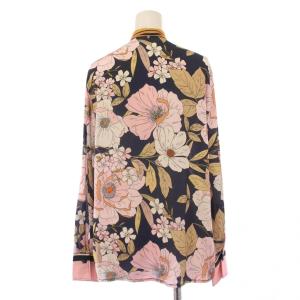 NARA CAMICIE ボウタイシャツ ブラウス 長袖 花柄 0 マルチカラー /BB