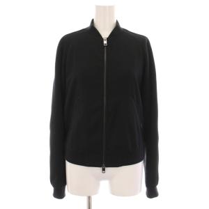 ジャケット ブルゾン ジップアップ アウター XS 黒 /YM