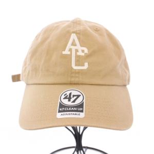 AMERICANA 47クリーンナップ AC CAP キャップ 帽子 6パネル ロゴ 刺繍 ベージュ 24095510000410