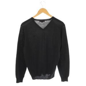 BURBERRY LONDON ニット セーター 長袖 M ネイビー /ES