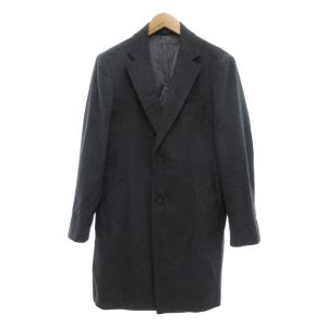 美品 チェスターコート カシミヤ M グレー /UO