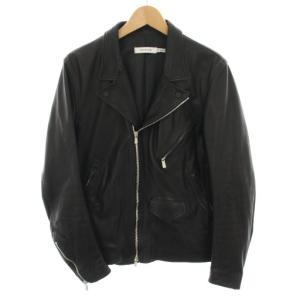 ライダーブルゾン RIDER BLOUSON ライダース ダブル アウター レザー 2 黒 ブラック NN-J2816