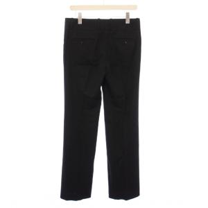 INCOTEX スラックスパンツ ストレート ジップフライ ウール 42 黒 ブラック /BB JS