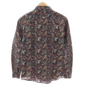 PAUL SMITH サイケデリックサンプリントシャツ Psychedelic Sun PRINT SHIRT 長袖 総柄 M