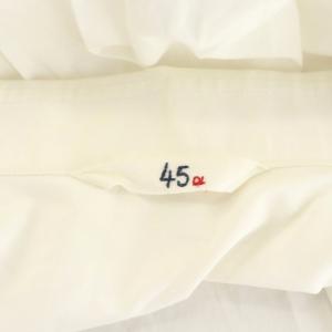 45R シャツ 長袖 コットン 4 白 ホワイト 4073048 /AN12