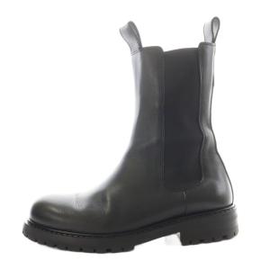 NEWRON BOOT IT サイドゴアブーツ ショートブーツ レザー 42 黒 ブラック 50459792
