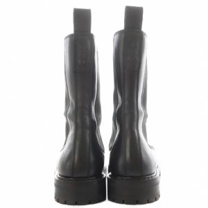 HUGO BOSS NEWRON BOOT IT サイドゴアブーツ ショートブーツ レザー 42 黒 ブラック 50459792