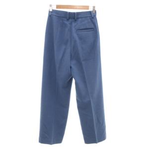 6 ROKU BEAUTY&YOUTH パンツ スラックス センタープレス カシミヤ混 34 水色 ライトブルー /AE