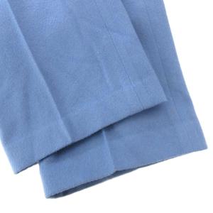 6 ROKU BEAUTY&YOUTH パンツ スラックス センタープレス カシミヤ混 34 水色 ライトブルー /AE